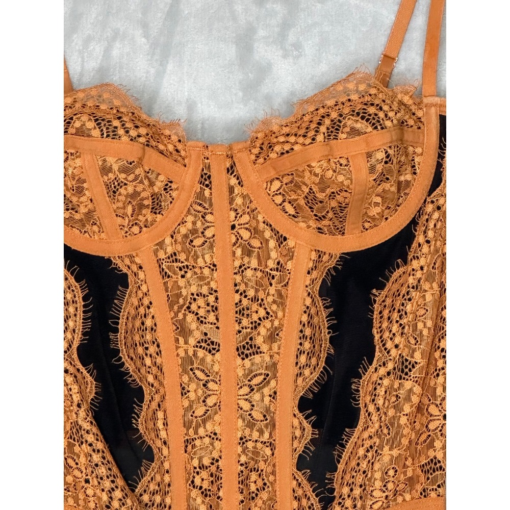 Out From Under Modern Love Lace Corset Small Coquette Goth Fairy Ren Faire - Picture 2 of 13